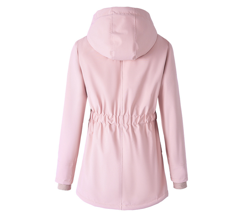 Women’s Winter Parka With Lambswool Lining Warm Cotton Jacket_voghion.com
