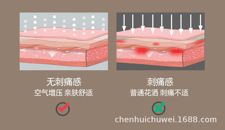 戴喷吹风机花洒强劲增压淋浴花洒通用手持按摩花洒喷头手持花洒头详情5