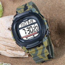 外贸新款多功能户外迷彩特种兵腕表男士大表盘夜光运动电子手表
