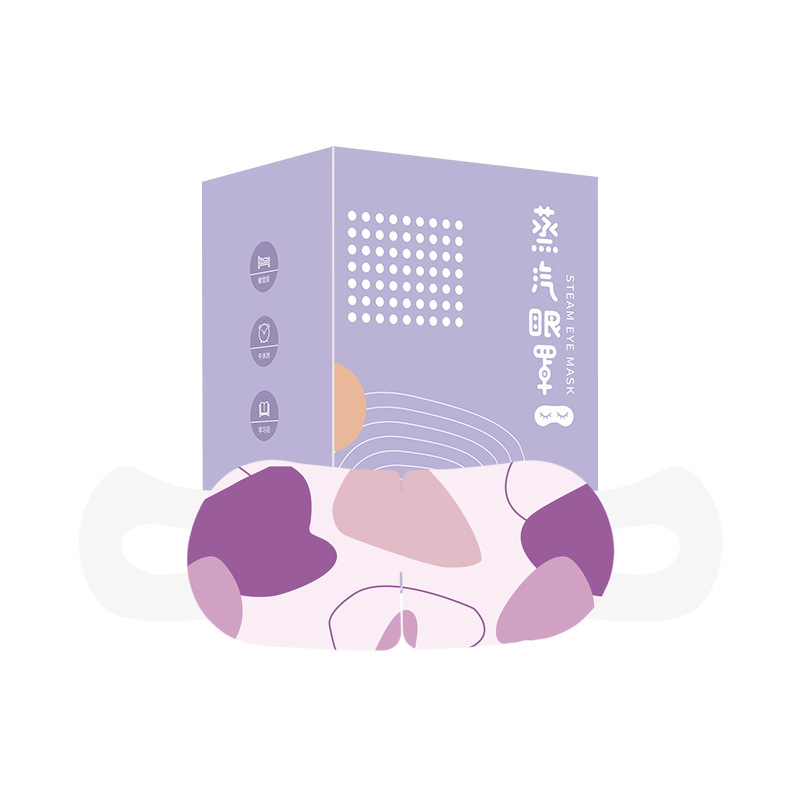 Venta al por mayor máscara de ojo de vapor de 10 piezas desechable lindo auto-calentamiento del sueño calefacción máscara de ojo de vapor fabricante