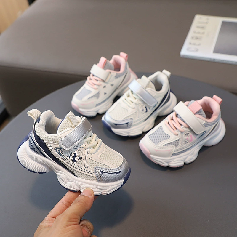 2023 осенние новые детские кроссовки для мальчиков дышащая сетчатая обувь для девочек детская обувь для пап повседневная обувь