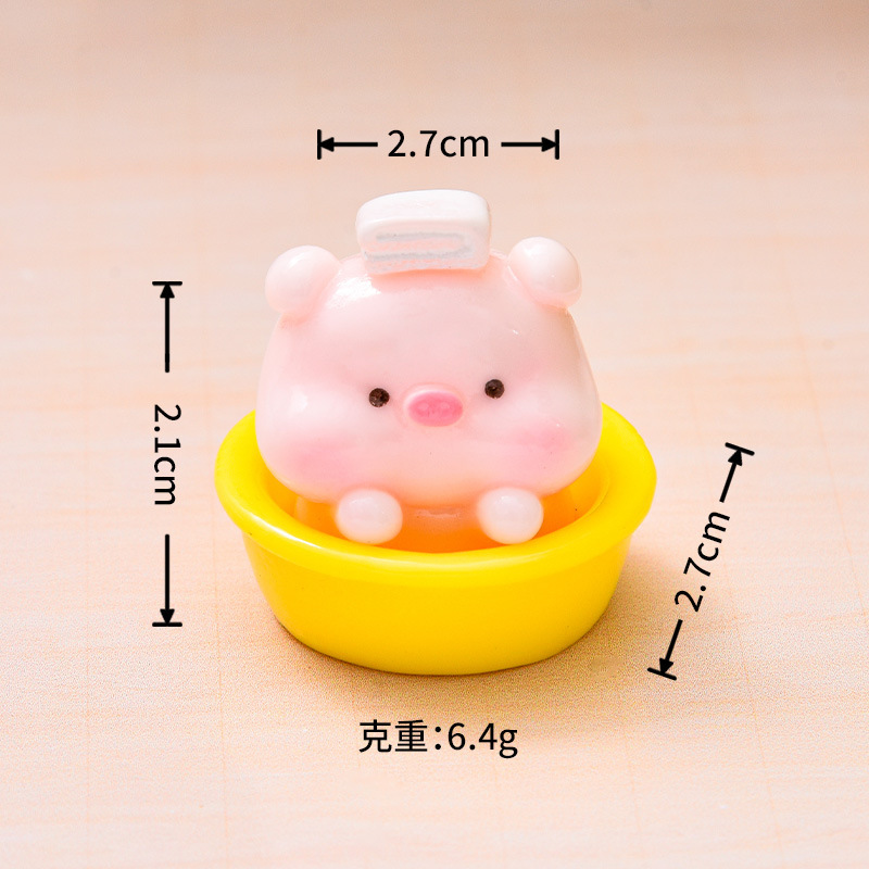 マイクロ風景クリエイティブかわいい豚人形装飾品ドールハウス DIY 装飾アクセサリーデスクトップ装飾品卸売|undefined