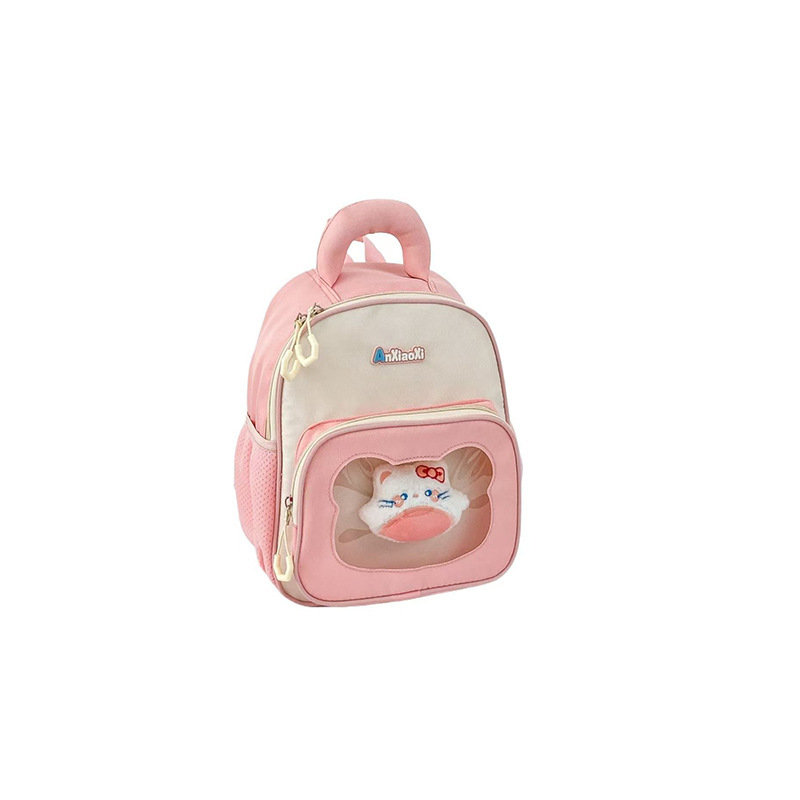 2025 lindo bolso para niños nueva mochila de Kitty portátil jardín de infantes mochilas escolares casuales para niños y niñas transfronterizas