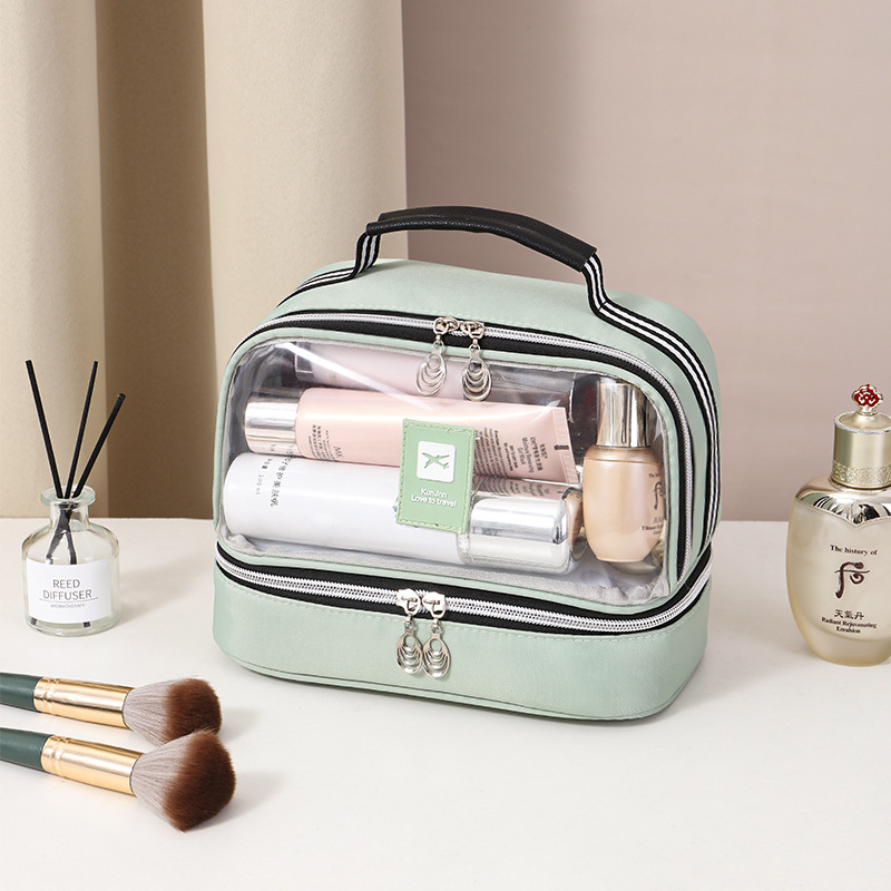 Separación transparente en seco y húmedo-verde