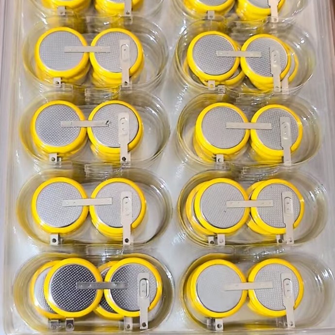 Car Key Battery Cr2032 Button Battery with Soldering Pins, Two in a Set, Parallel Connection for Electronic Products, 3V Industrial Pack