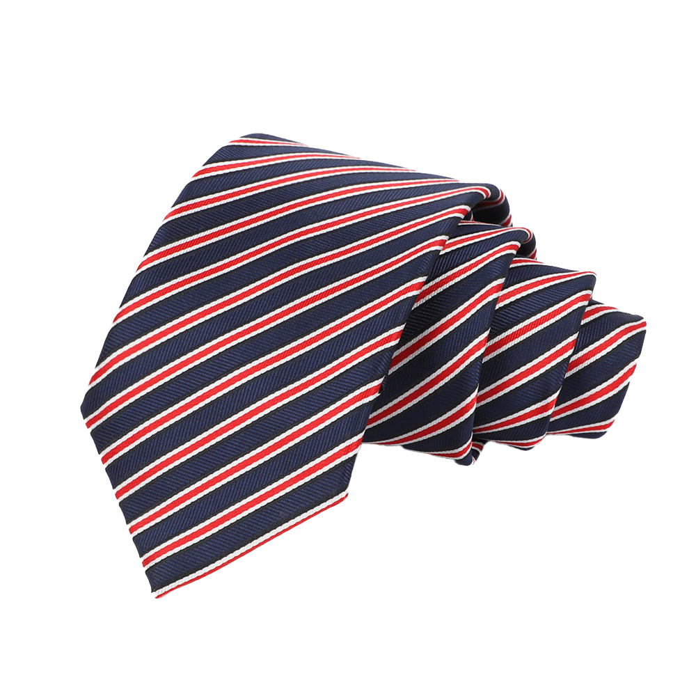 Corbata de hombre 8cm para hombre, bordado jacquard de alta calidad para hombre, corbata de negocios, corbata de seda de poliéster, fábrica al por mayor