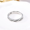 Brand design ring for beloved, accessory, jewelry, 925 sample silver, trend of season