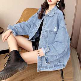 牛仔外套女春秋季韩版学生宽松2023新款ins潮原宿网红风百搭上衣