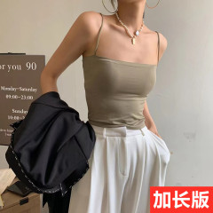 夏季性感美背吊帶帶胸墊小眾外穿辣妹背心女內搭小眾設計感內衣