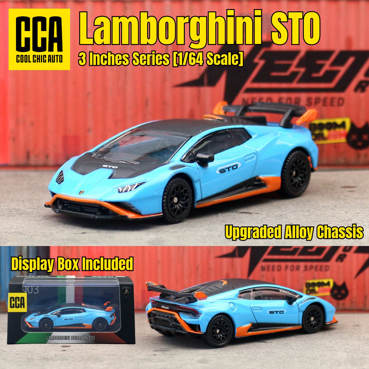 Lamborghini, blue