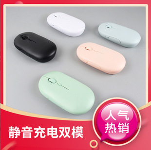 Step into the World of Direct Supply Wireless 2.4G/Dual-Mode Bluetooth Notebook Desktop Business Office Pebble Mouse