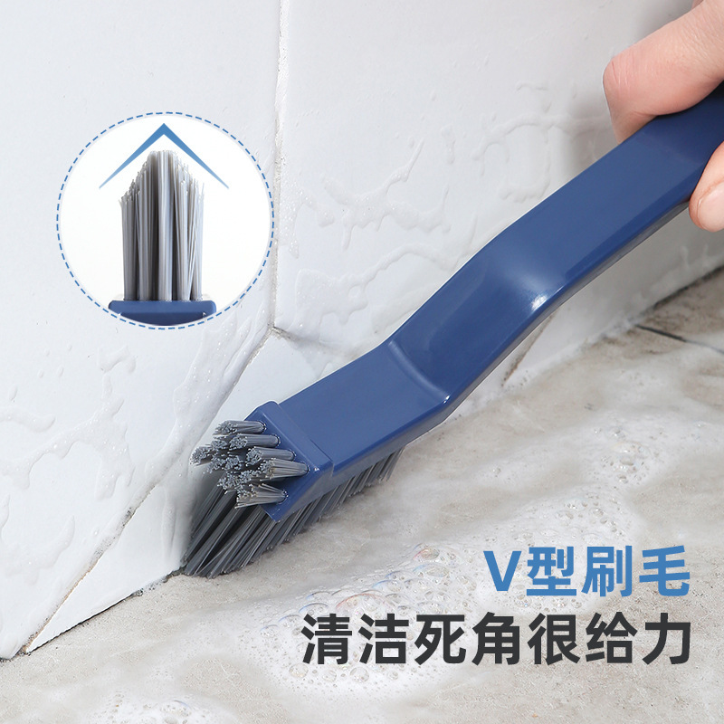 Gap Brush, Bathroom Toilet Brush, Bathroom Tile Brush, No Dead Ends, Hard-Bristled Floor Seam Brush, Cleaning Brush, Floor Brush