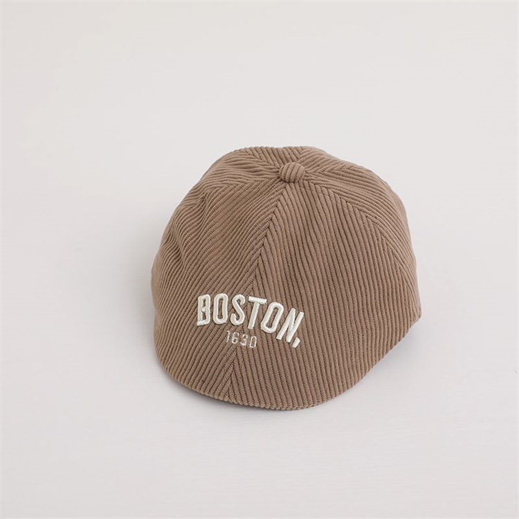 Sombreros infantiles primavera y otoño retrogrado ocio boina versátil bebé retro gorra de avance gorra de lengua de pato para niños y niñas image 8