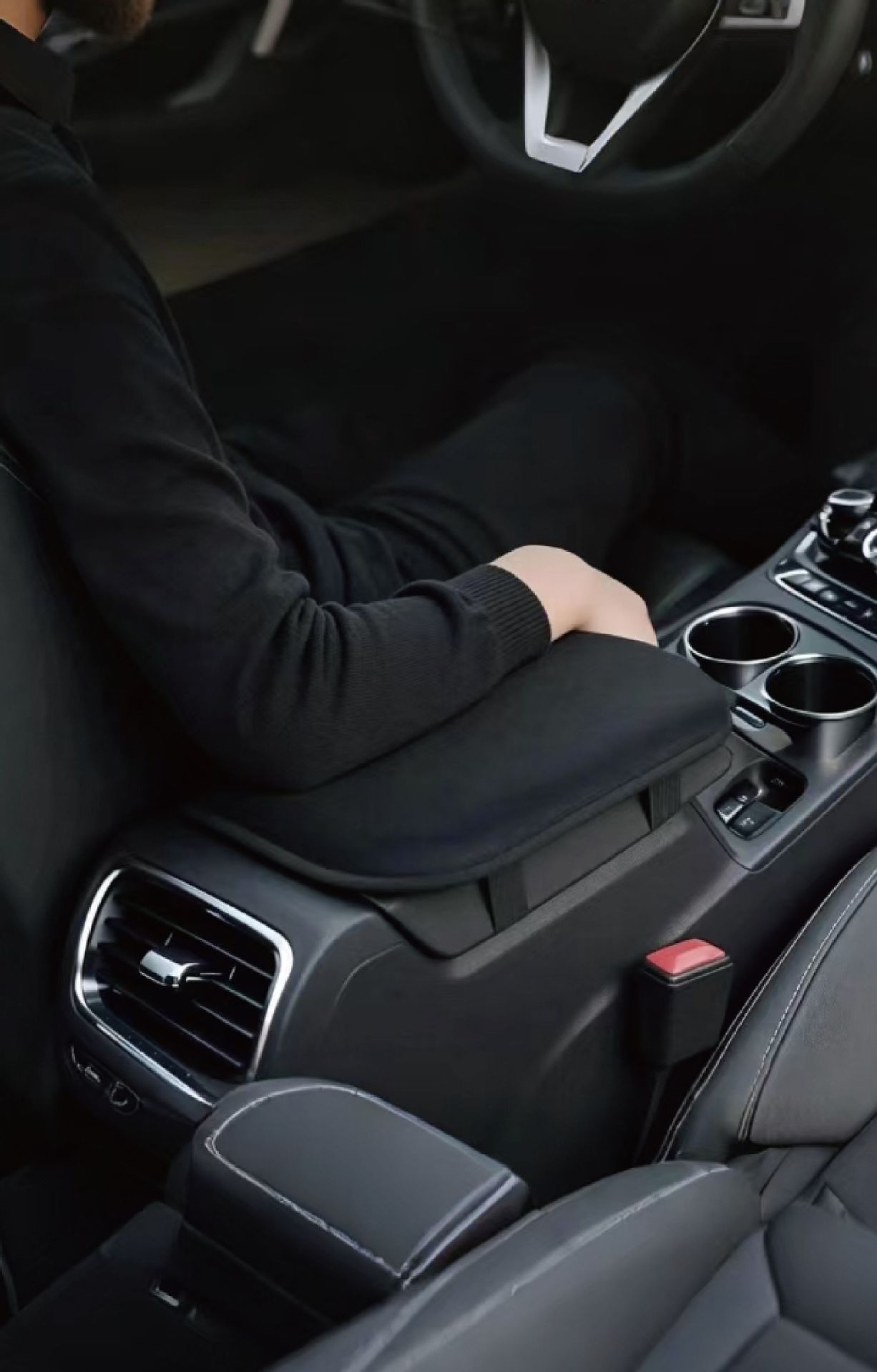 Cross-Border Car Armrest Box Heightening Pad, Plush Thickened Arm Pad, Car Interior Accessory, Car Central Armrest Box Pad