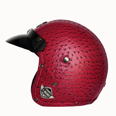 Safe and Warm for All, Motosiklet kaskı (dəbilqə) - red-pineapple-m
