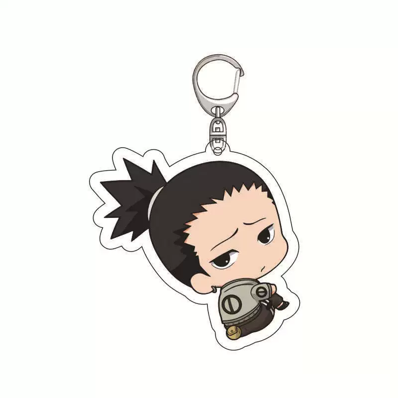 Acrylic Keychain (Movement) Naruto Q-Version Chibi Pendant, 5.5 cm, Metal Clasp