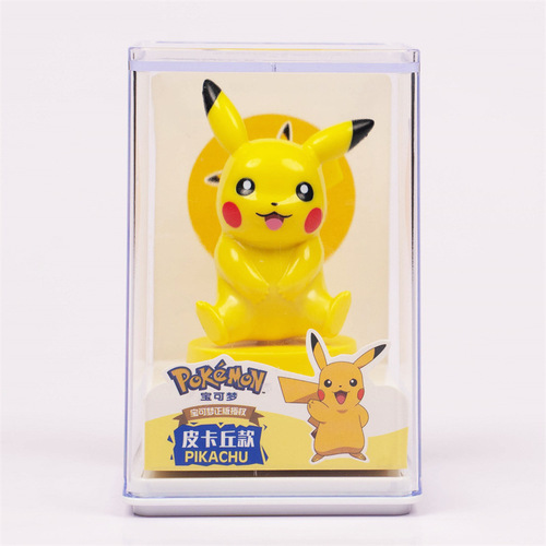 Genuine Pokémon seal ornaments Pikachu, Slowpoke, Duck and Kara, boy gift hand-made blind box