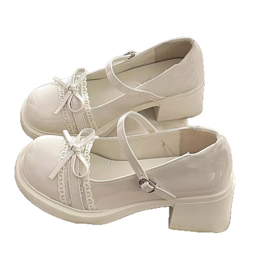Zapatos de arco de encaje suave y exquisito de estilo francés Marian Zapatos de mujer primavera y verano de 2026 nuevos zapatos de estilo universal