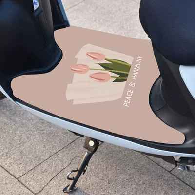Electric vehicle foot mat: Mat Battery Car Pedal Mat - tulip-25-40cm-electric-bicycle-general