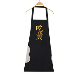Wholesale kitchen waterproof and oil-proof pvc women's apron oxford cloth striped hand wiping apron with customized logo