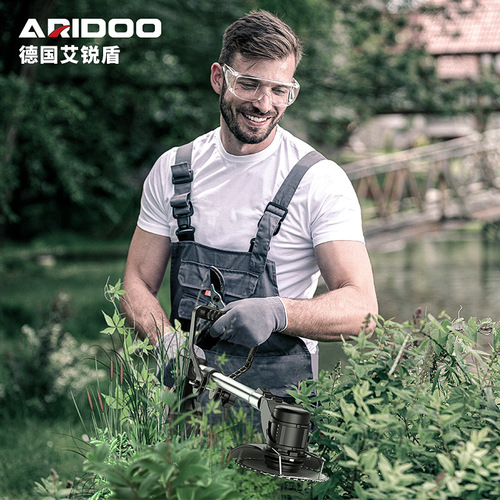 German Airedun electric lawn mower, rechargeable agricultural lithium battery weeder, small household multi-functional lawn mower