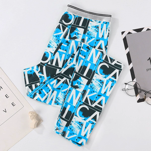 Blue fleece thermal underwear