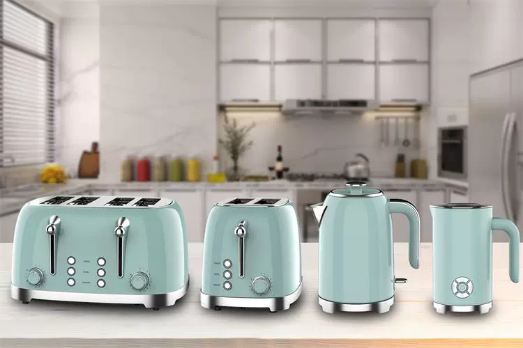 Retro breakfast series baked noodle breakfast set Household multi -functional breakfast machine heating multi -stainer vomiting driver