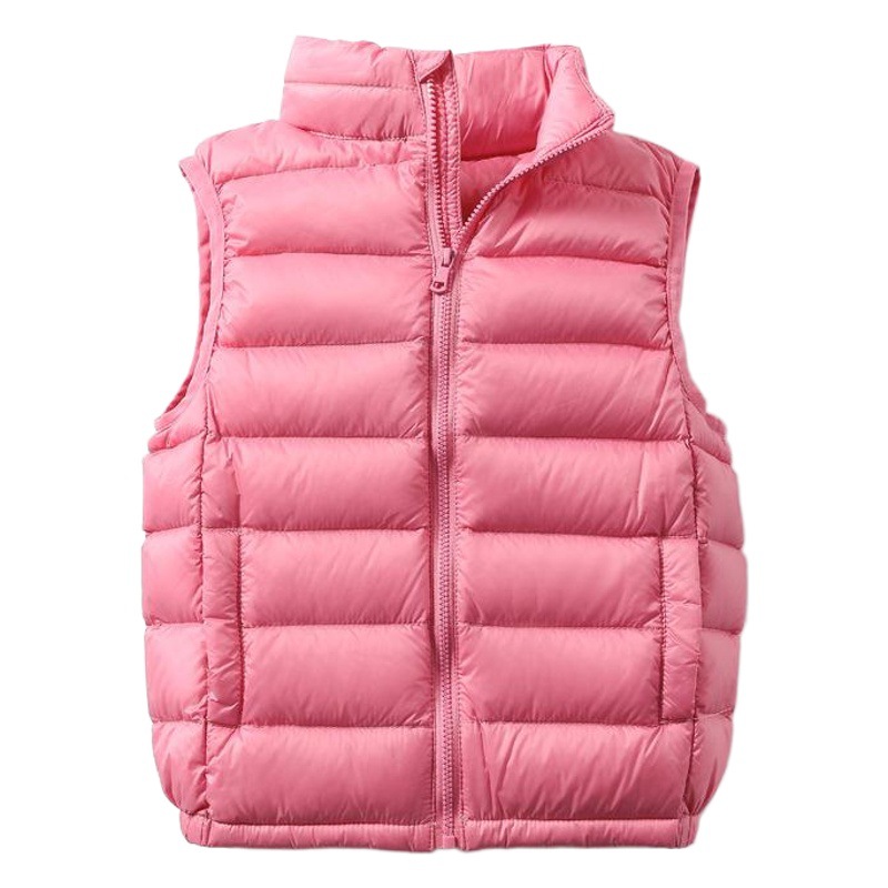 2026 New Autumn and Winter Lightweight down Vest Jacket for Boys and Girls, Children's down Jacket, Medium and Large Children's Clothing