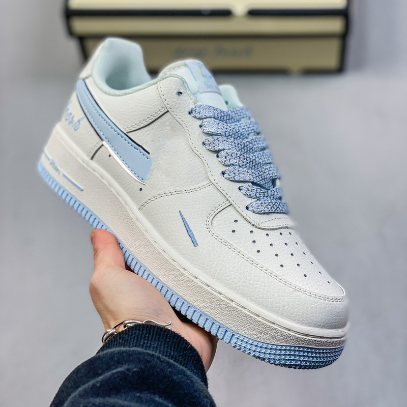 Pure Original Af1 07 Sneakers Air Force One Low-Top Casual Sports Trendy Shoes Retro Fashion Thick-Soled Heightening Couple Shoes