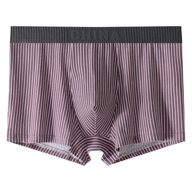 Fábrica directa de pantalones íntimas de hombre transpirables de algodón Xinjiang cortos de ángulo plano cómodos de algodón de lana largo pantalones juveniles