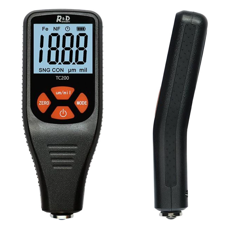 Оптовый толщиномер покрытий, измеритель толщины металлических покрытий, высокоточный двухфункциональный детектор поверхности автомобильной краски для железа и алюминия, толщиномер пленок