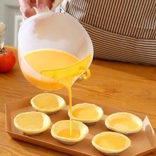 过滤量杯食品级带刻度蛋液塑料打蛋杯大容量鸡蛋烘焙带过滤网厨房
