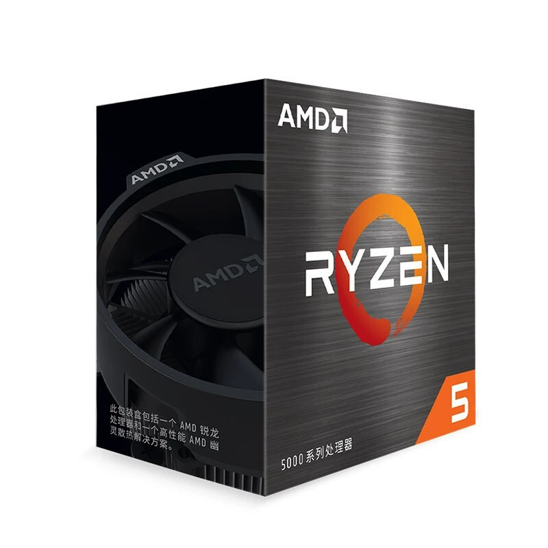 Процессор AMD Ryzen 5000 серии R5 5600X, CPU, сокет AM4, новый «голый» чип