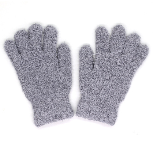 Handcrafted Wanyan Gloves: Coral Fleece Gloves, Thickened for Walnut & Diamond Gourd Care—Perfect for Applying Wax and Achieving a Glossy Finish