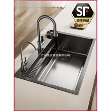 �N��ϴ�����β�304���P�ˮ��̨��ϴ��ۼ��üӺ�ϴ�˳�ˮ��