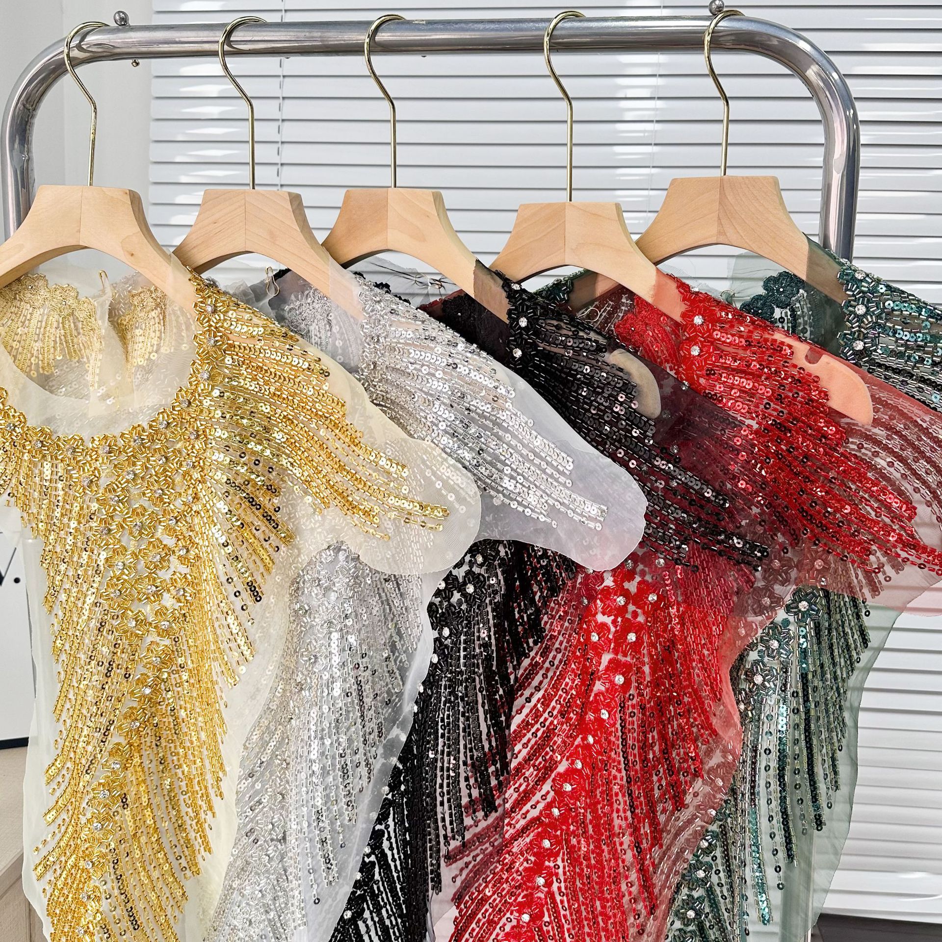 Explosiones multicolores sequillas diamante collar flor pectoral vestido vestido vestido de fiesta vestido accesorios de decoración image 3