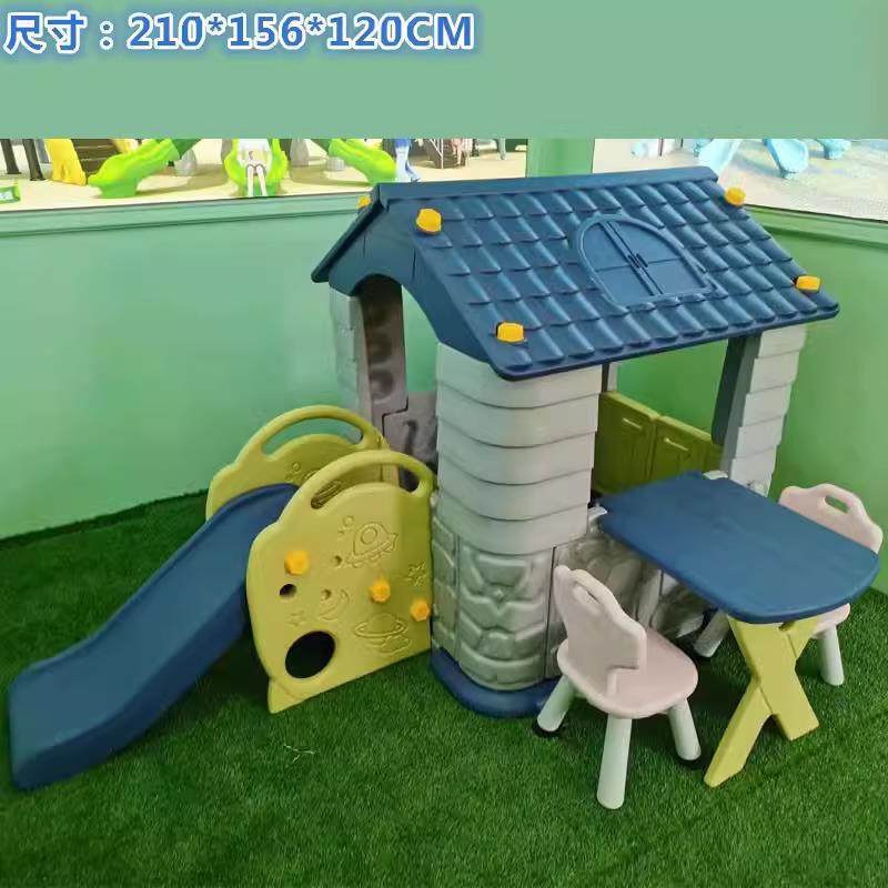 Casa de Juegos Infantil de Plástico, Desmontable, Lavable, para Interior y Jardín de Infantes image 24