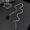 Flash diamond hair chain white diamond
