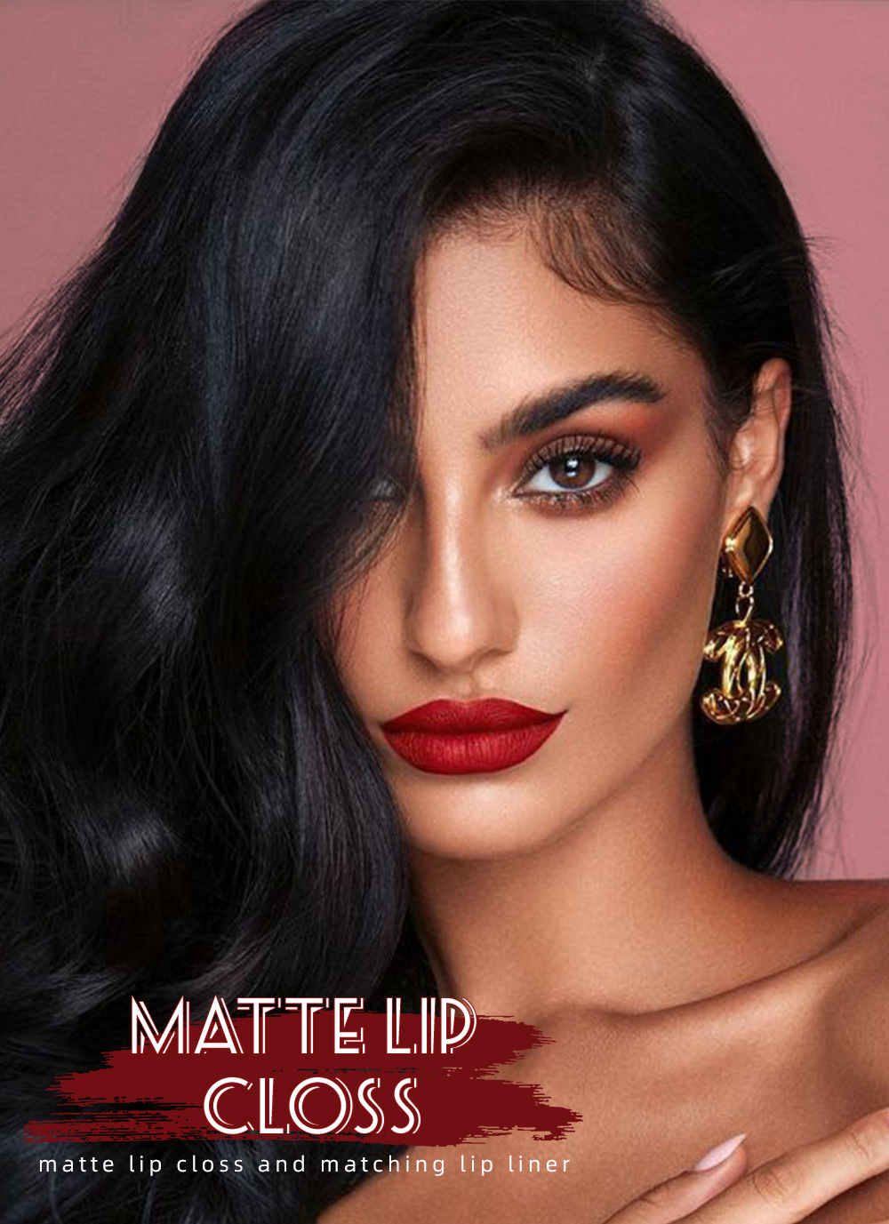 QIBEST Cross-border two-in-one Lip gloss and lip liner pen Waterproof matte velvet non-smudging double-headed lip gloss manufacturer wholesale Application Scenario