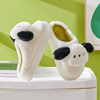 Winter demi-season non-slip cartoon slippers indoor, wholesale