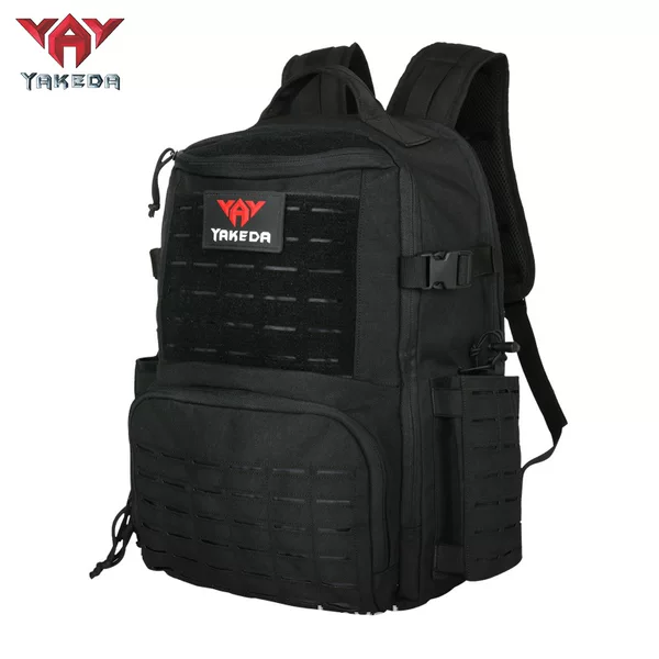 yakeda Tactical Backpack Mountaineering Bag Outdoor Sports Backpack Wear-resistant Polyester Travel Hiking Large Capacity Backpack