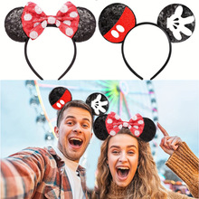 L 13689 Bow Cartoon Party Kids Headband �����Ῠͨ�ɶԶ�ͯͷ