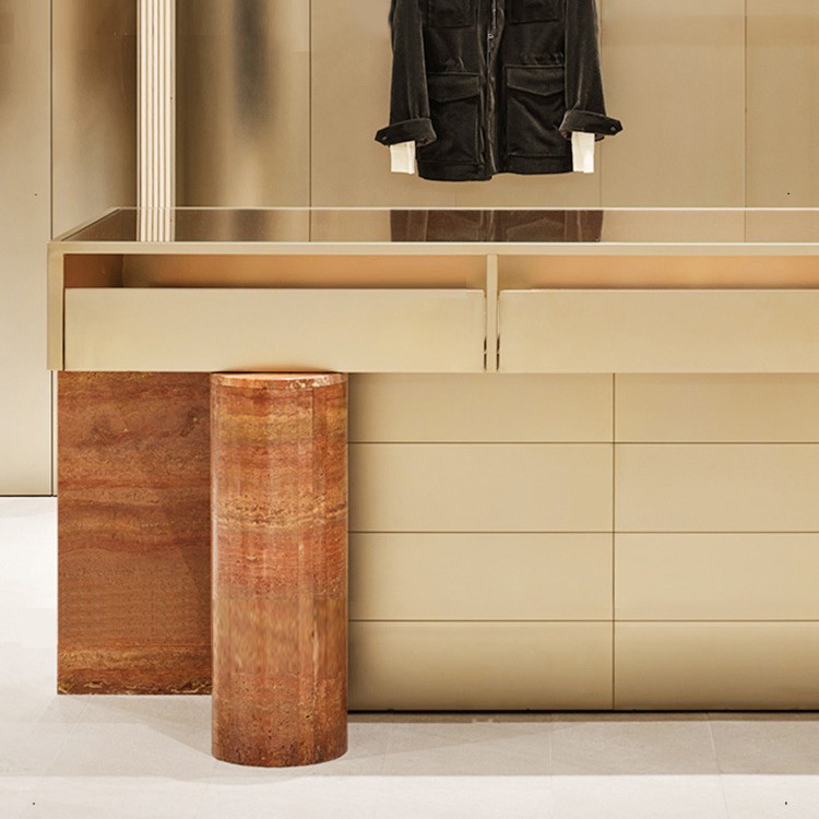 Wabi-Jifeng Gabinete de joyería para el hogar Guardarropa de piso Gabinete Nakajima Gabinete de escritorio de isla moderna Gabinete de exhibición Ventas directas de fábrica