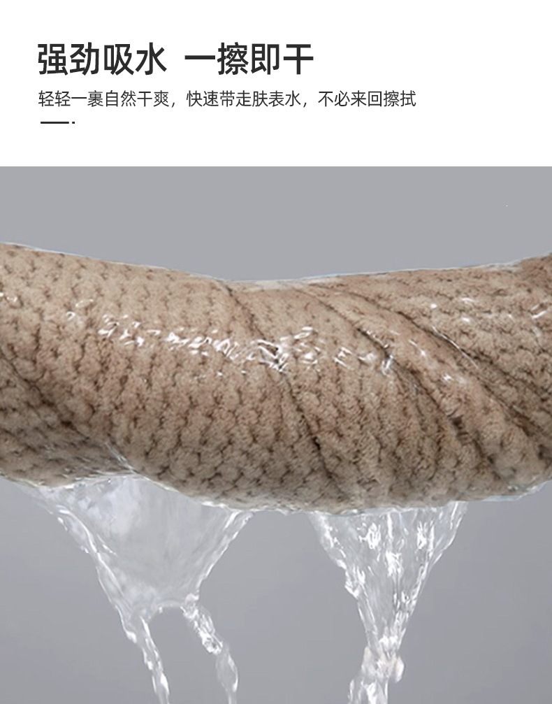 Coral Fleece Bath Towel 70x140cm Thick Absorbent Quick Dry Wrap Towel for Shower Beach and Home Use quality and texture