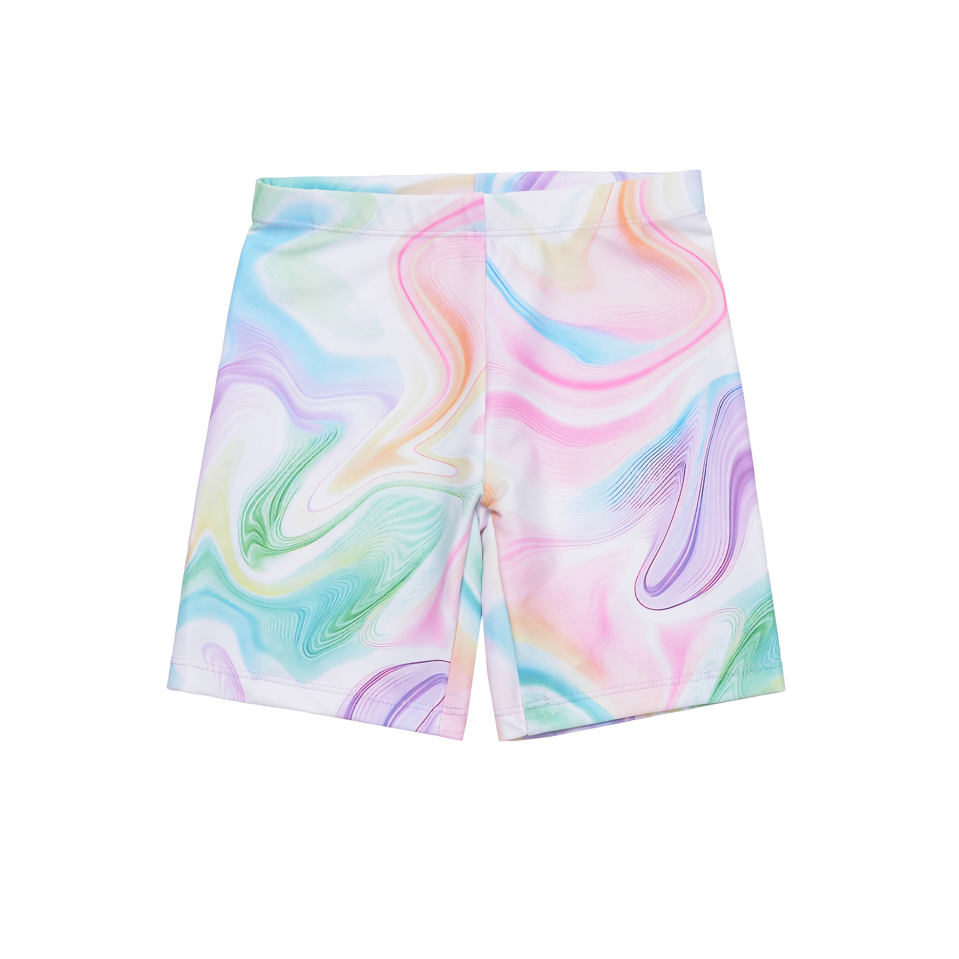 Neuer, niedlicher zweiteiliger Badeanzug mit kurzen Shorts für Mädchen, Sonnenschutz, langärmliges Kinderbadeanzug-Set für größere Mädchen_voghion.com