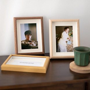 Wooden Hollow Three-Dimensional Photo Frame Wholesale 5678inch Photo Frames A4 Wall-Mounted Calligraphy and Painting Dried Flower Photo Frame
