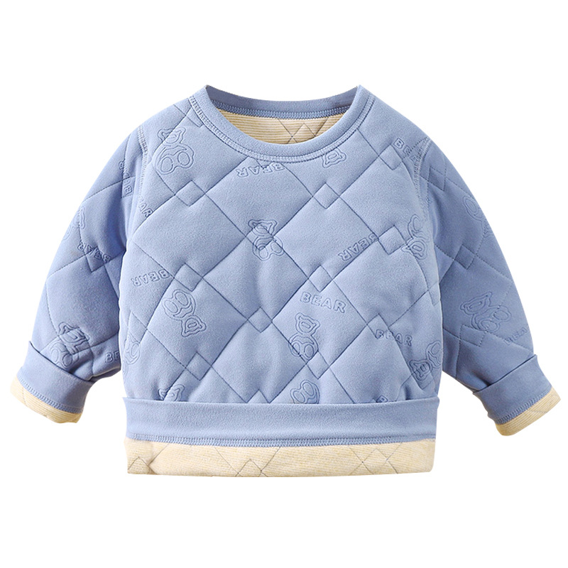 Uniformes escolares artefactos infantiles ropa interior cálida set de terciopelo grueso chaqueta de otoño para niños pantalones de otoño chaqueta cálida de niñas otoño invierno