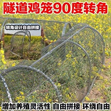 走地鸡笼隧道兔笼养鸡笼子庭院户外跑道农场农家溜达鸡舍养殖散养