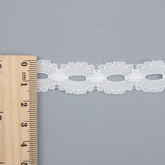 無彈蕾絲花邊 細股線蕾絲花邊 壓紗花邊 錦綸花邊 服裝輔料