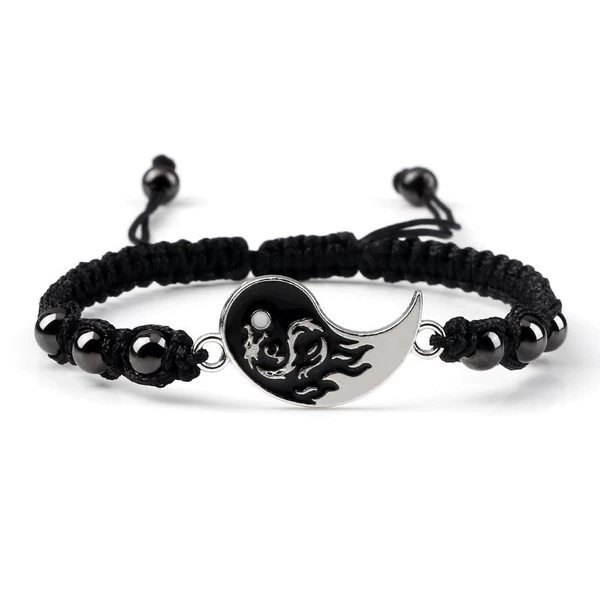 Black rope braided totem
